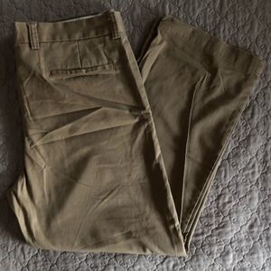 Men GAP Brown Chino Khaki Pants Straight Leg Sz 38